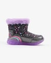 Skechers İllumi Brights Kız Çocuk Siyah Işıklı Bot