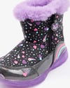 Skechers İllumi Brights Kız Çocuk Siyah Işıklı Bot
