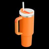 Stanley Quencher H2.O FlowState™ Tumbler Pipetli Termos | 1.18L Goldenrod Coral