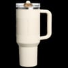 The Quencher ProTour Flip Straw Tumbler 1.18L / 40oz Cream Fade