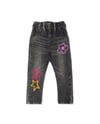Tuc Tuc Kız Çocuk Siyah Denim Pantolon