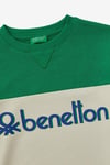 United Colors of Benetton Erkek Çocuk Yeşil Sweatshirt