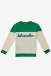 United Colors of Benetton Erkek Çocuk Yeşil Sweatshirt