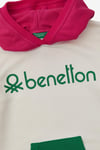 United Colors of Benetton Kız Çocuk Beyaz Sweatshirt
