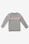 United Colors of Benetton Kız Çocuk Gri Sweatshirt