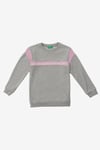 United Colors of Benetton Kız Çocuk Gri Sweatshirt