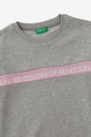 United Colors of Benetton Kız Çocuk Gri Sweatshirt