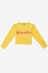 United Colors of Benetton Kız Çocuk Sarı Crop Top