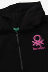 United Colors of Benetton Kız Çocuk Siyah Sweatshirt 