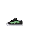 Vans Old Skool V Cırtlı Siyah Erkek Çocuk Spor Ayakkabı