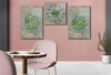 Allah (C.C) and Hz. Muhammad (PBUH) Tempered Glass Wall Art Set with Clock