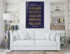 Gehard Glasschilderij  met kalligrafie van Surah al-Falaq