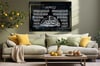 Ayat Al Kursi and Declaration of Faith Tempered Glass Wall Art