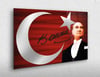 MUSTAFA KEMAL ATATÜRK GÖRSELLİ CAM TABLO