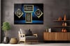 Ayat Al Kursi and Declaration of Faith Tempered Glass Wall Art