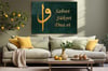Alif and Vav, Be Patient, Give Thanks, Pray Tempered Glass Wall Art