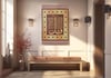 Glass Wall Art with Calligraphy of Surahs Al-Kafirun, Al-Ikhlas, Al-Falaq, and An-Nas