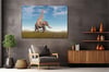 Thema Natur auf bedrucktem Glas