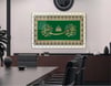 Bismillah Sharif- In the name of Allah, the Most Gracious, the Most Merciful- Tempered Glasss Wall Arts