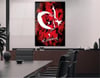 MUSTAFA KEMAL ATATÜRK GÖRSELLİ CAM TABLO