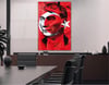TÜRK BAYRAĞI VE MUSATAFA KEMAL ATATÜRK GÖRSELLİ CAM TABLO