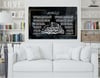 Ayat Al Kursi and Declaration of Faith Tempered Glass Wall Art