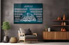 Ayat Al Kursi and Declaration of Faith Tempered Glass Wall Art