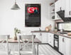 GENÇLİĞE HİTABE YAZILI CAM TABLO
