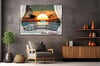 Thema Natur auf bedrucktem Glas
