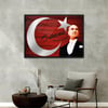 Alüminyum Çerçeveli Vatan Temalı Cam Tablo 015