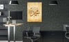 Glass Wall Art with the Name of Prophet Muhammad (PBUH)