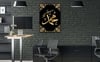 Glass Wall Art with the Name of Prophet Muhammad (PBUH)