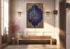 Glass Wall Art with Calligraphy of Ayat al-Kursi