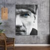 MUSTAFA KEMAL ATATÜRK GÖRSELLİ CAM TABLO