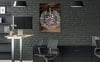 Glass Wall Art with Calligraphy of Surah Al-Falaq