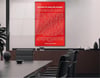 Atatürk's Address to the Turkish Youth Glass Wall Art