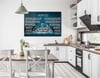 Ayat Al Kursi and Declaration of Faith Tempered Glass Wall Art
