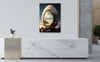 Dikey Sanat Temalı Cam Tablo 311