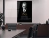 MUSTAFA KEMAL ATATÜRK ve İMZASI GÖRSELLİ  CAM TABLO