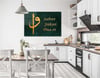 Alif and Vav, Be Patient, Give Thanks, Pray Tempered Glass Wall Art