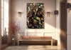 Dikey Sanat Temalı Cam Tablo 293