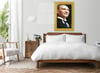 ÇERÇEVE GÖRSELLİ MUSTAFA KEMAL ATATÜRK GÖRSELLİ CAM TABLO 