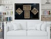 Ayat Al Kursi and Declaration of Faith Tempered Glass Wall Art