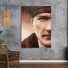 MUSTAFA KEMAL ATATÜRK GÖRSELLİ CAM TABLO