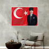 Alüminyum Çerçeveli Vatan Temalı Cam Tablo 044