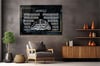 Ayat Al Kursi and Declaration of Faith Tempered Glass Wall Art