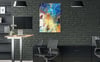 Kunst Thema auf bedrucktem Glas