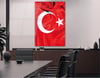 TÜRK BAYRAĞI GÖRSELLİ CAM TABLO