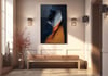 Dikey Sanat Temalı Cam Tablo 317