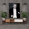 MUSTAFA KEMAL ATATÜRK GÖRSELLİ CAM TABLO